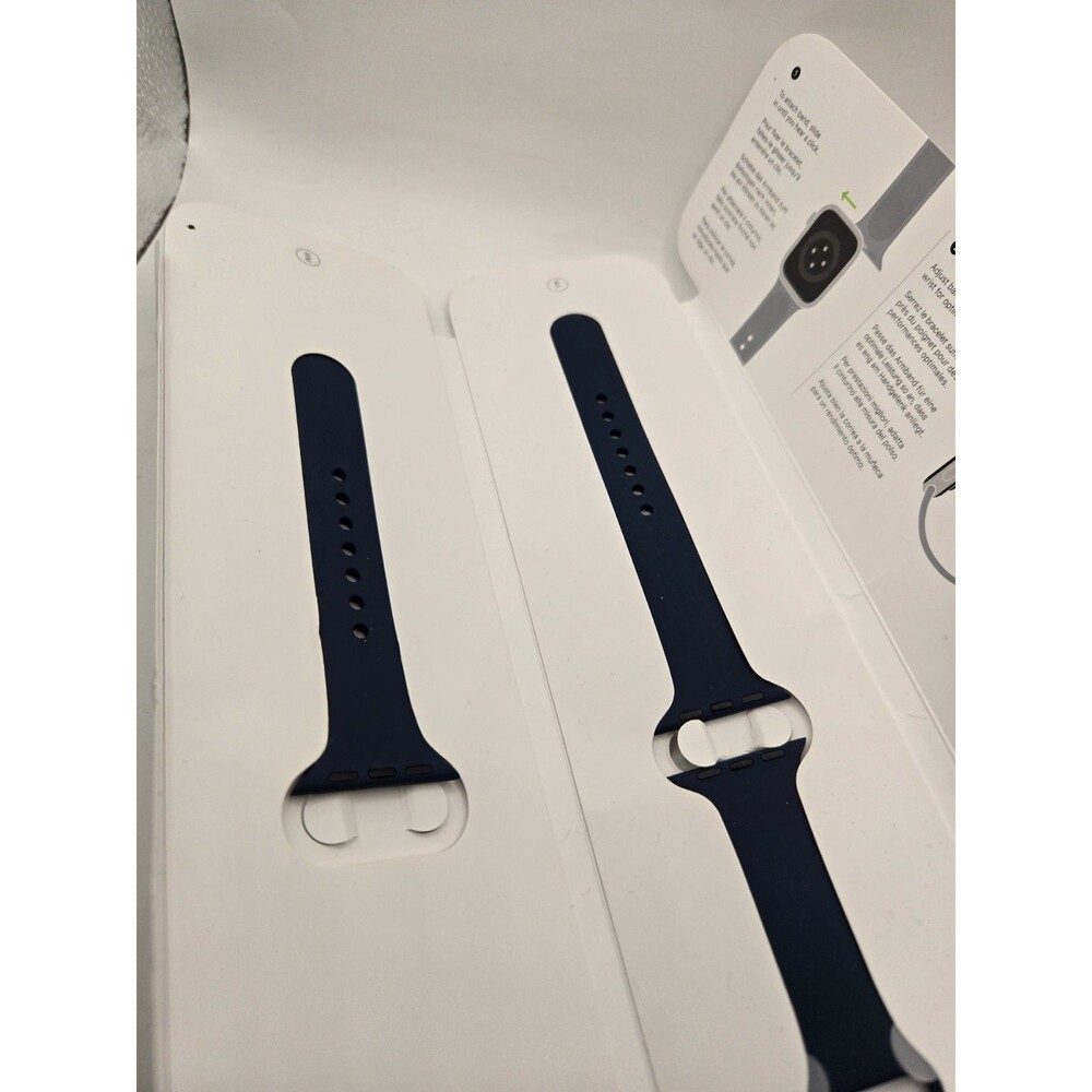 NEW Apple Watch 42mm 44mm 45mm 2 34 5 6 7 8 9 SE Ultra Sport Band - Abyss Blue.